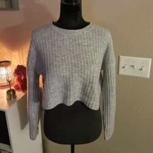 Cropped Forever 21 sweater